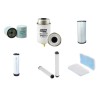 Filter Kit for JCB 55 Z-1 with Perkins / 404D22 / 01.2018 Engine