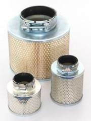 Series SL - Clip on Air Cleaners with metal end caps