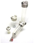 WF/M 1 housing: with and without drain tap in the housing container