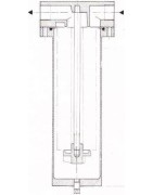 WF 6 B housing operating pressure: 40 bar - flow rate: 6000-8000 l/h