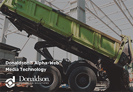 Donaldson Alpha-Web™: Fine fibres for rough work
