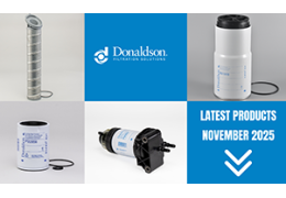 Latest Products from Donaldson – November 2025